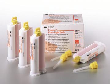 Express Ultra-Light Body NowoÊç Masa wyciskowa II warstwy o bardzo rzadkiej konsystencji i du ej odpornoêci na rozrywanie, przeznaczona do wycisków dwuwarstwowych.