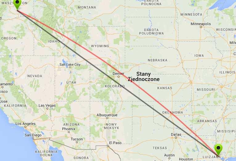 Położenie stacji WERA Hugo względem detektorów LIGO Hanford, Washington EM ELF /