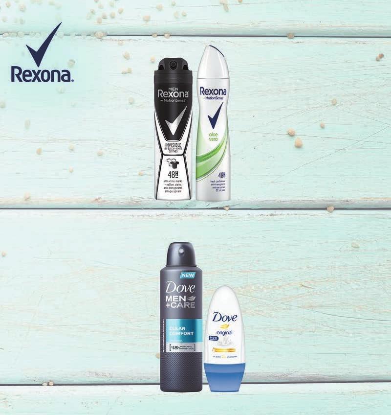 500 ml Żel pod prysznic/ dezodorant AXE Żel pod prysznic Rexona Dezodorant Rexona i