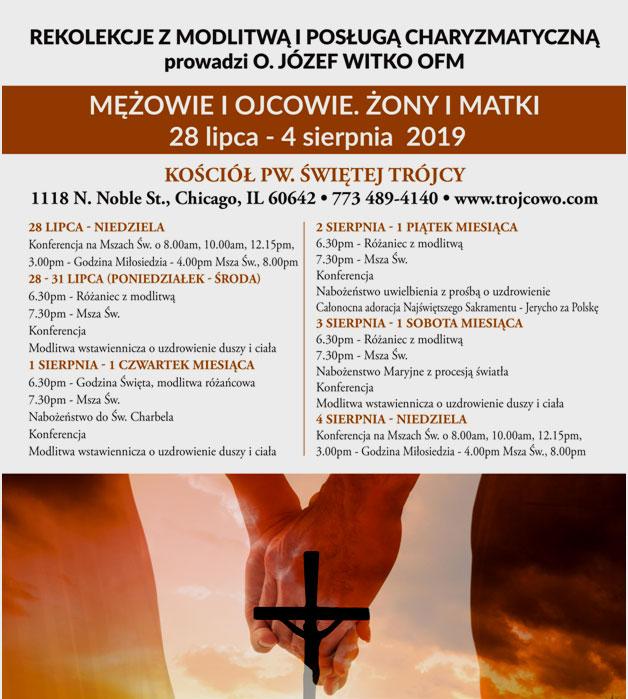 MSZE ŚWIĘTE & NABOŻEŃSTWA MSZE ŚW. NIEDZIELNE: 8:00am, 10:00am, 12:15pm, 4:00pm, 8:00pm MSZE ŚW. W TYGODNIU pon. - sob.