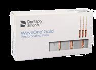 5 opakowań WaveOne Gold Primary (1 opakowanie = 3 pilniki) 4 opakowania WaveOne Gold asortyment (1