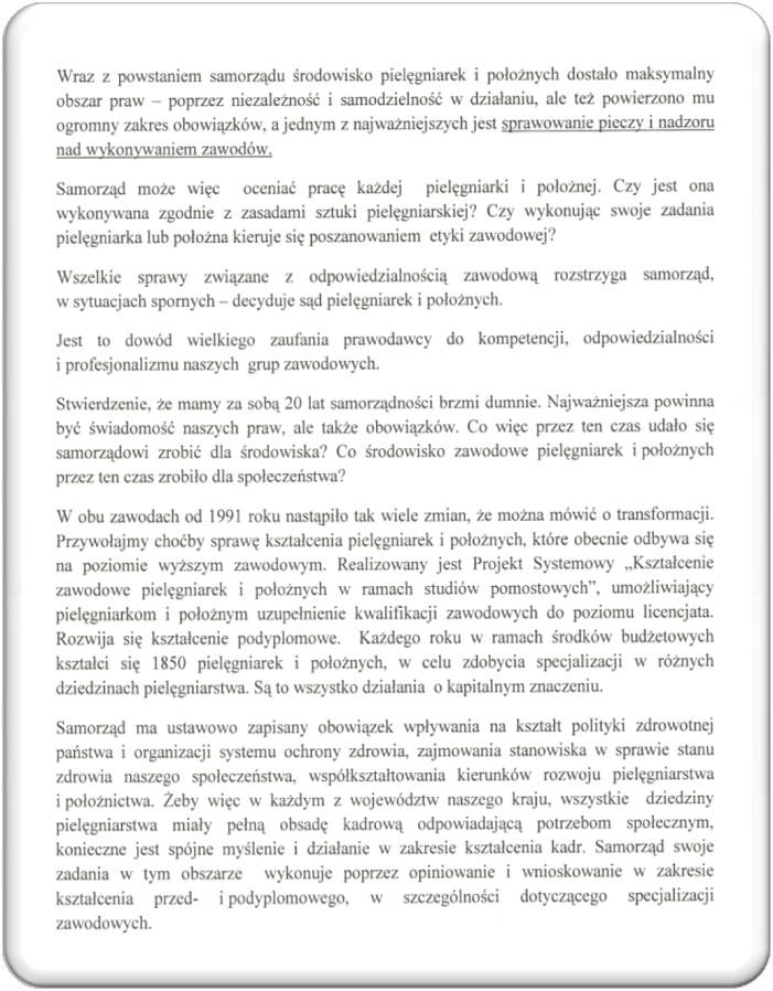 Wystąpienie Jolanty Skolimowskiej Zastępcy Dyrektora