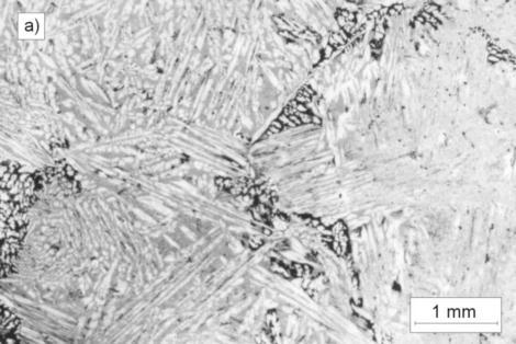 ARCHIWUM ODLEWNICTWA Rys. 3. Ferrytyczno-austenityczna struktura staliwa w stanie surowym, wytop: a) nr 2, b) nr 3 Fig. 3. The ferritic-austenitic microstructure in as-cast conditions, heat: a) no 2, b) no 3 Rys.