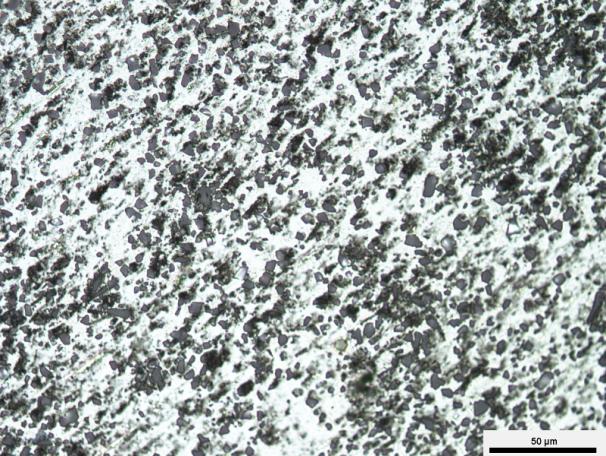 Microstructure of extruded aluminium is shown in Fig. 6. In the cross-section of specimen, the microstructure is characterized by a homogeneous grain size.