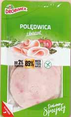 4 pkt za 10 zł netto ProgramPremia POLĘDWICA Z KURCZĄT PLASTRY 100