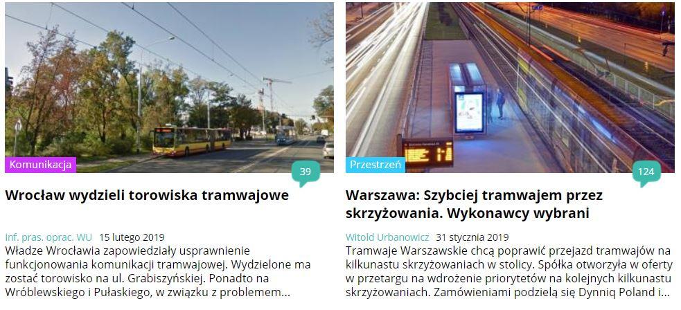 Wycinki z portalu transport-publiczny.