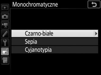 Efekty filtrów Przycisk G N menu retuszu Można wybierać spośród następujących efektów filtra. Po wybraniu ustawienia efektów filtrów w sposób opisany poniżej naciśnij J, aby utworzyć kopię zdjęcia.