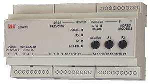 Koncentrator LB-473 instrukcja użytkownika 2 1 Opis Koncentrator LB-473 pozwala na przyłączenie do 8 czujników wyposażonych w interfejs S300.