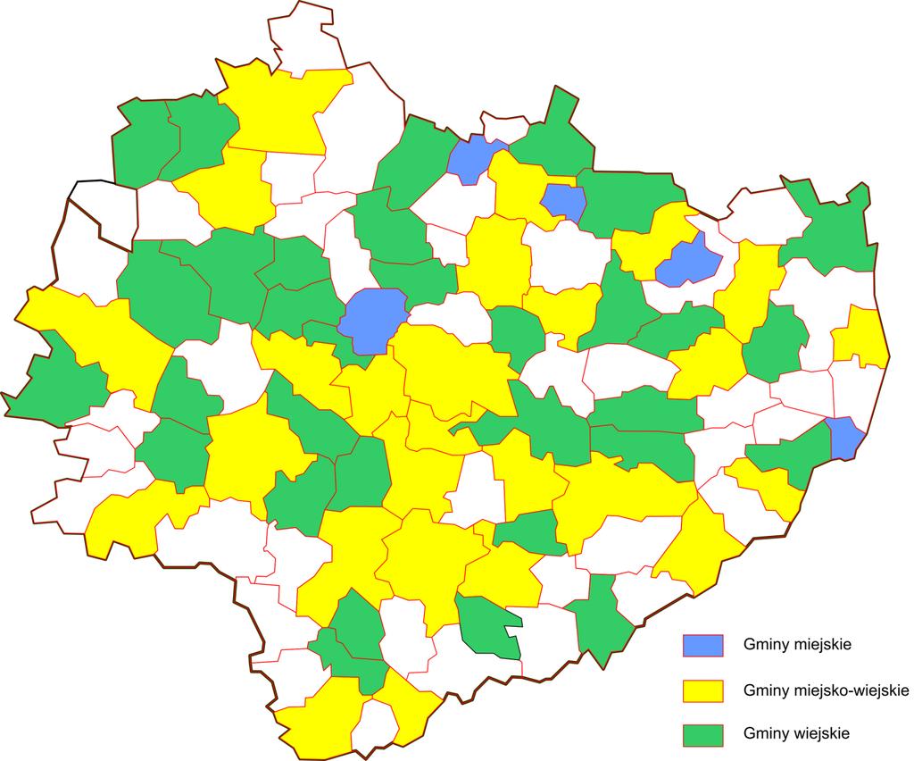 Na ankietę odpowiedziały 63 gminy (ze 102), w tym 5