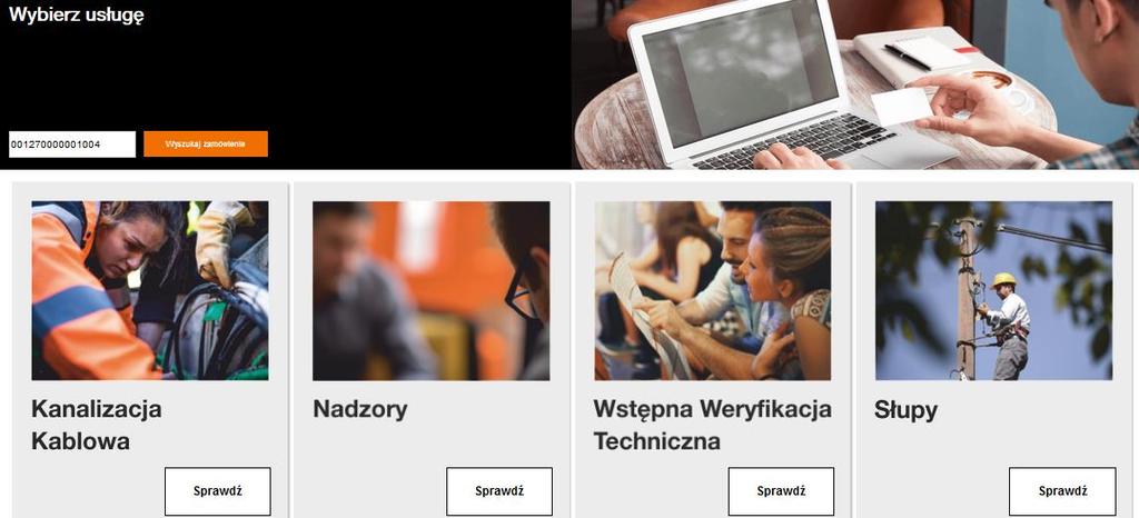 Aby sprawdzić złożone zamówienie, należy przejść do statusu zamówień. Następnie należy wybrać przycisk cofnij, znajdujący się na dole, po prawej stronie stopki lub przycisk powrotu w przeglądarce.