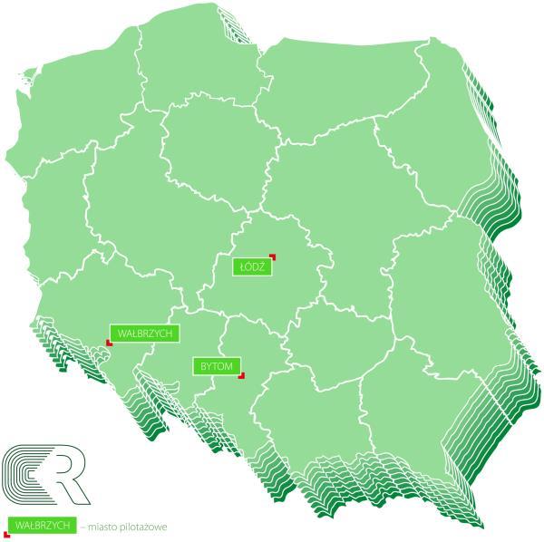 Projekty pilotażowe w zakresie rewitalizacji w Bytomiu, Łodzi i Wałbrzychu Miasta Bytom, Łódź i Wałbrzych (mapa nr 3) wskazane zostały w Umowie Partnerstwa jako wymagające szczególnego wsparcia w
