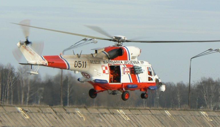 Śmigłowiec ratowniczy W-3RM Anakonda w barwach Marynarki Wojennej - tzw. "stare" malowanie RP. Fot. www.mw.mil.