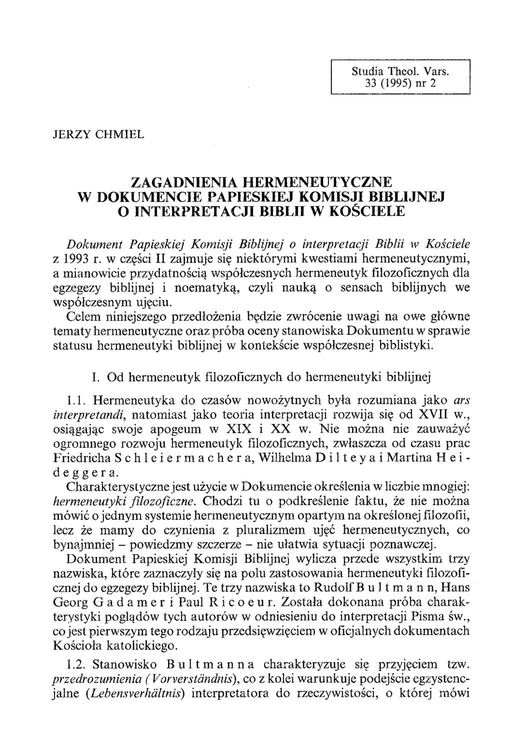 Studia Theol. Vars.