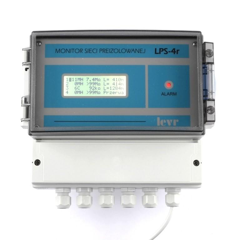 MIERNIK STACJONARNY STANU SIECI CIEPLNEJPREIZOLOWANEJ (SYSTEM ALARMOWY REZYSTANCYJNY) LPS-4r
