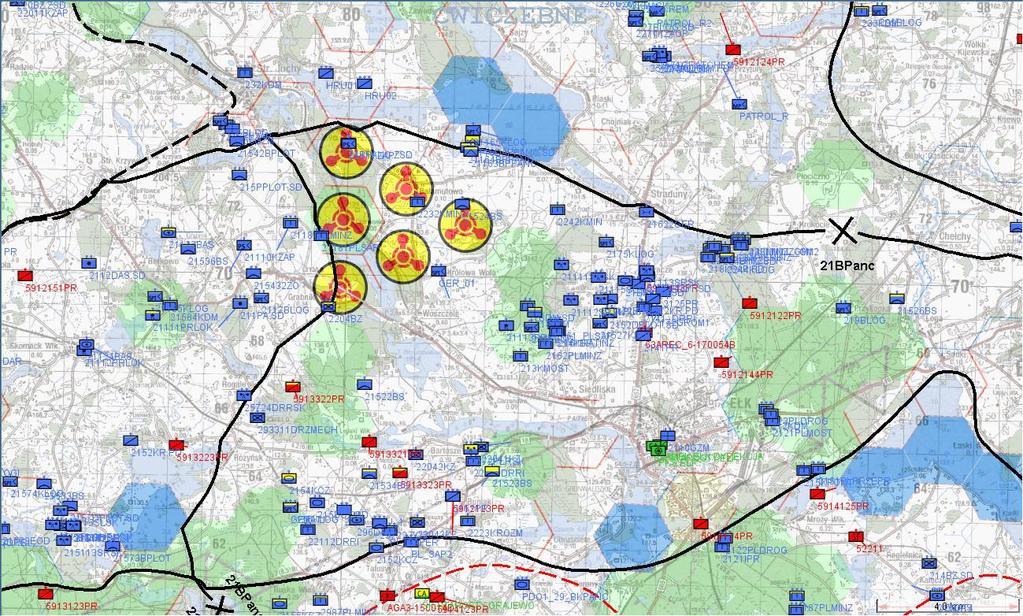 WOJSKA CHEMICZNE W SYSTEMIE SYMULACYJNYM JTLS Skażenia mogą powstać nie tylko w wyniku bezpośredniego uderzenia, ale również wywołane np. przez atak terrorystyczny.