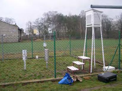 Pomiary stęŝenia radonu i elementów meteorologicznych a.