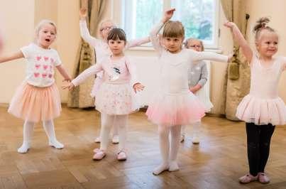 DLA NAJMŁODSZYCH Balet klasyczny (3-4 lata i 5-6 lat) Zajęcia raz w tygodniu po 45 min.