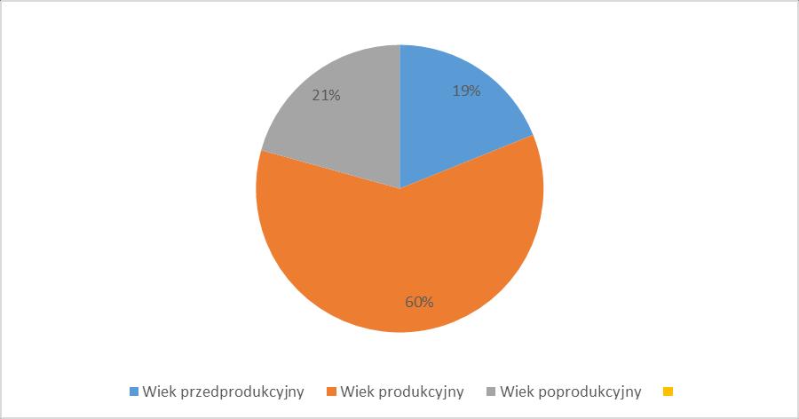 Struktura wieku na dzień 31.12.2018 r.