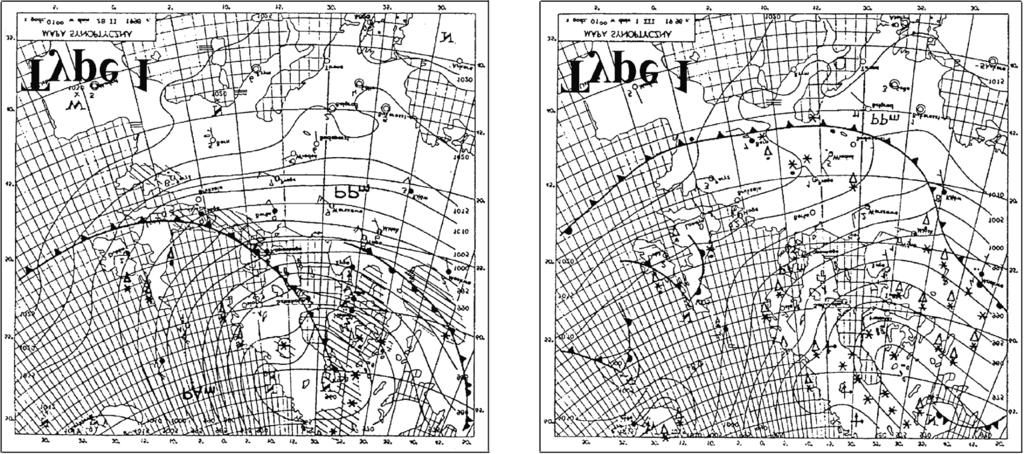 1998 according to Codzienny Biuletyn Meteorologiczny IMGW (type 1 of synoptic situation) Rys. 2. Mapy synoptyczne z 22.07.