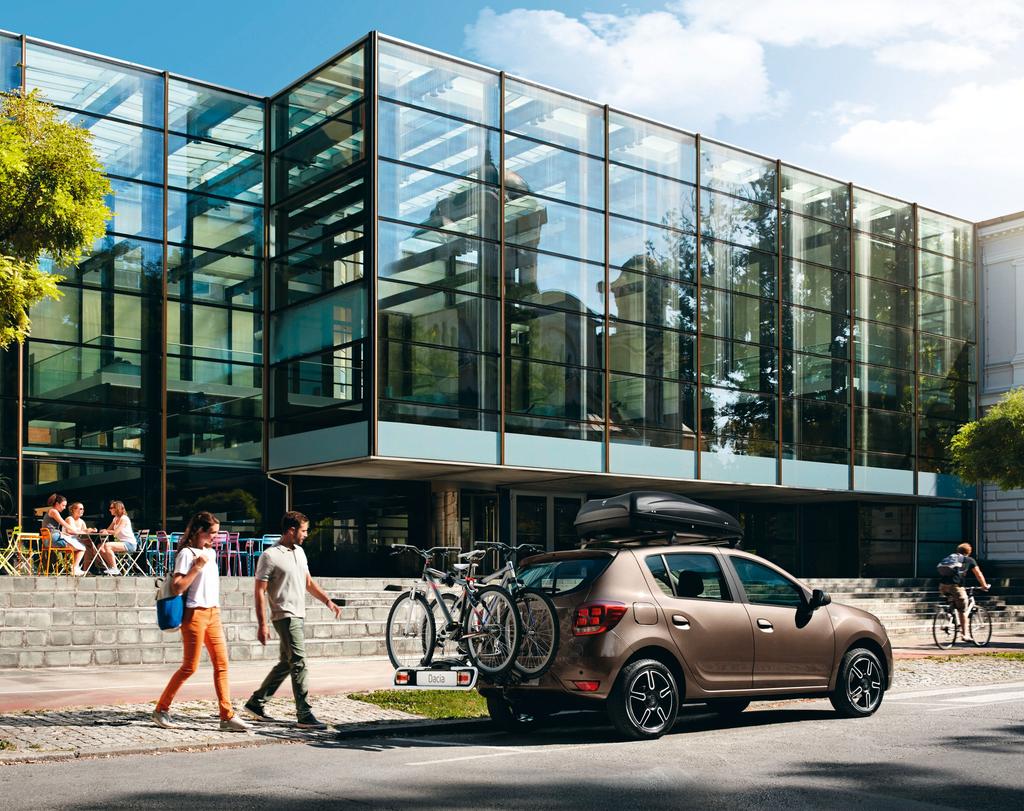 Nowa Dacia Sandero, Sandero Stepway Akcesoria dacia.pl Zostały podjęte wszelkie środki, aby zawarte w niniejszej publikacji informacje były dokładne i aktualne w dniu oddania do druku.