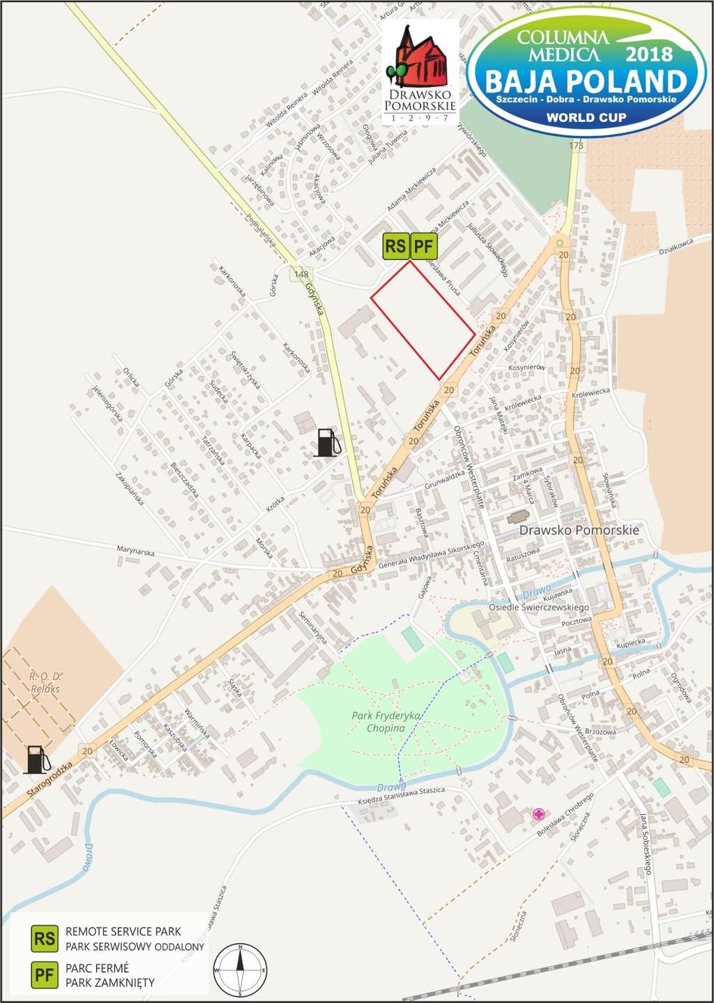 22.3. DRAWSKO POMORSKIE MAP /