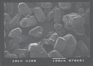 Tabela. Wpływ dodatku FX-7 na prędkość detonacji oraz wrażliwość na uderzenie PBX Table. Effect of 1,1-diamine-2,2-dinitroethylene addition on detonation rate and sensitivity to impact of PBX Rys. 11.