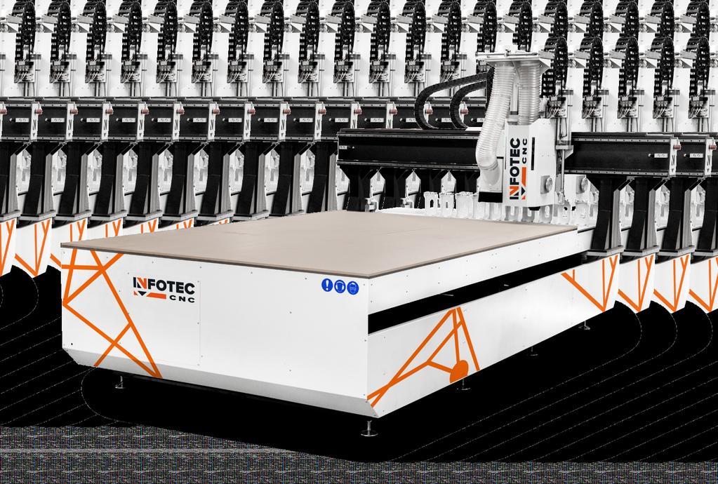 FREZARKA CNC INFOTEC EVO BASIC Punkt wyjścia w cyfrowej produkcji Frezarka InfoTEC EVO BASIC jest kierowana do ﬁrm, które poszukują budżetowej