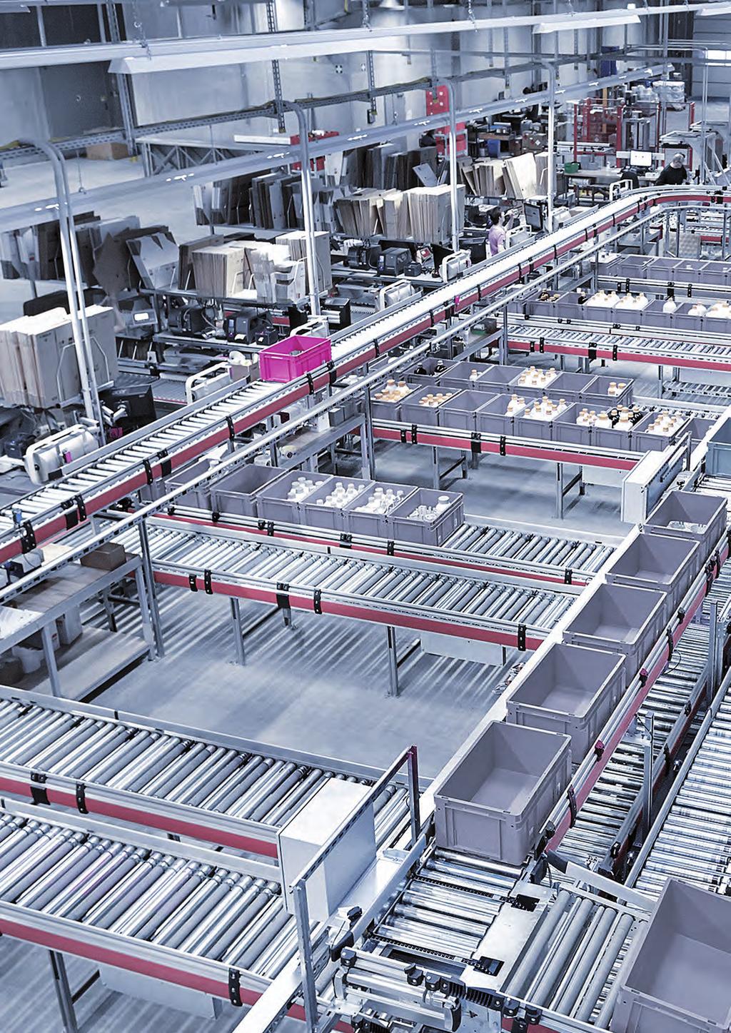 12 Zarządzanie Przepływem Materiałów Aberle PMS-M Zarzadzenie Przepływem Materiałów Zoptymalizowana kontrola przepływu materiału dla systemów w pełni zautomatyzowanej technologii przenosników