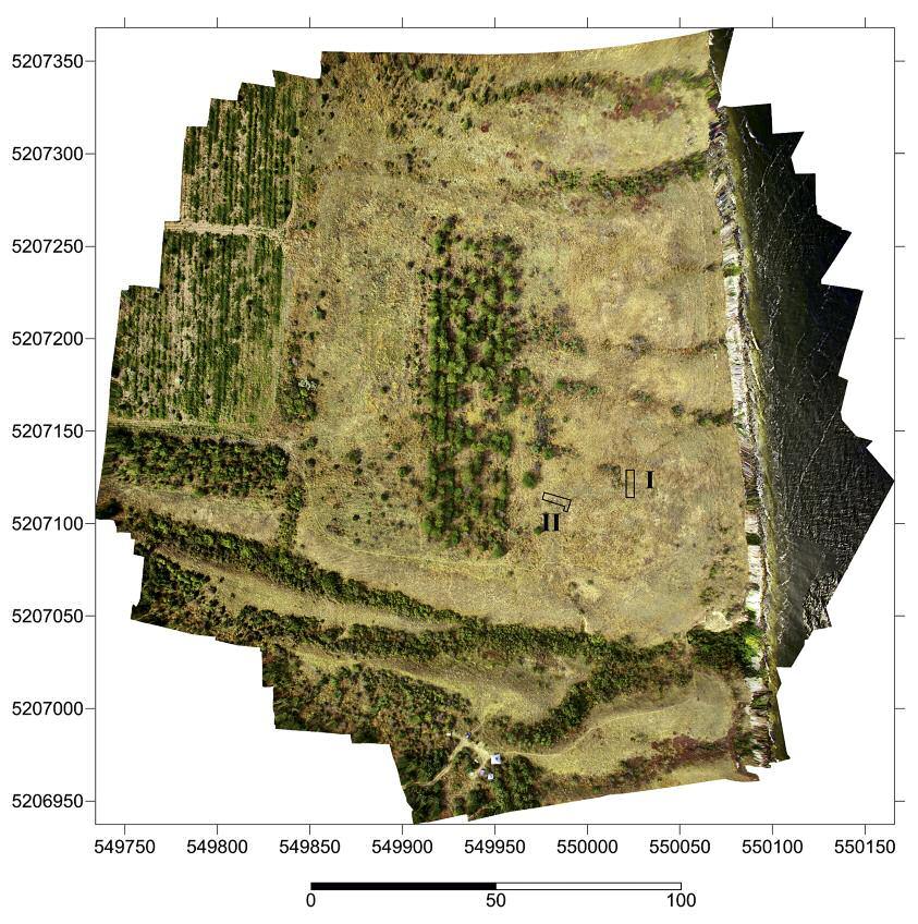 DMyTRO NyKONENKO, MARCIN MATERA, NADEZHDA GAvRyLyUK, PAWEŁ LECH fig. 1. Konsulovskoe hillfort. An orthophotomap with the localization of the trenches.