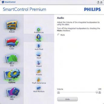 Wszystkie inne zakładki programu SmartControl Premium nie są dostępne.