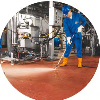 (HACCP International) Nie powoduje skażenia żywności i nie wpływa na jego smak i zapach nawet w czasie mieszania i aplikacji (zgodnie z EN 4120, Campden BRI) Zerowa emisja Lotnych Związków