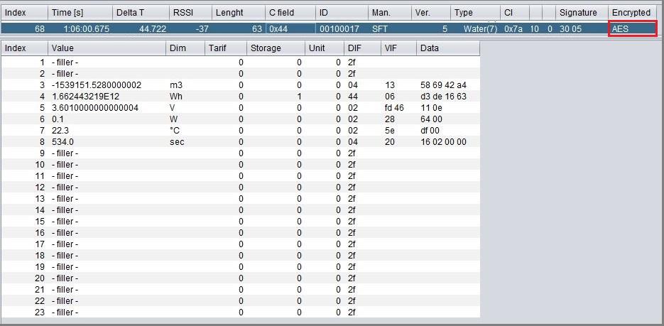 16 bit Integer 5 Nastavení vysílacího výkonu W (10-3 ) Inst. 16 bit Integer 6 Teplota procesoru C (10-1 ) Inst. 16 bit Integer 7 Uptime od posledního resetu seconds Inst.