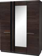 Porti PORTI 70 szafa 2 door 2-drzwiowa wardrobe optional lighting p. 116 95 x 198 x 60 cm 95 x 198 x 60 cm PORTI 12 witryna 2 door display 2-drzwiowa unit optional lighting p.