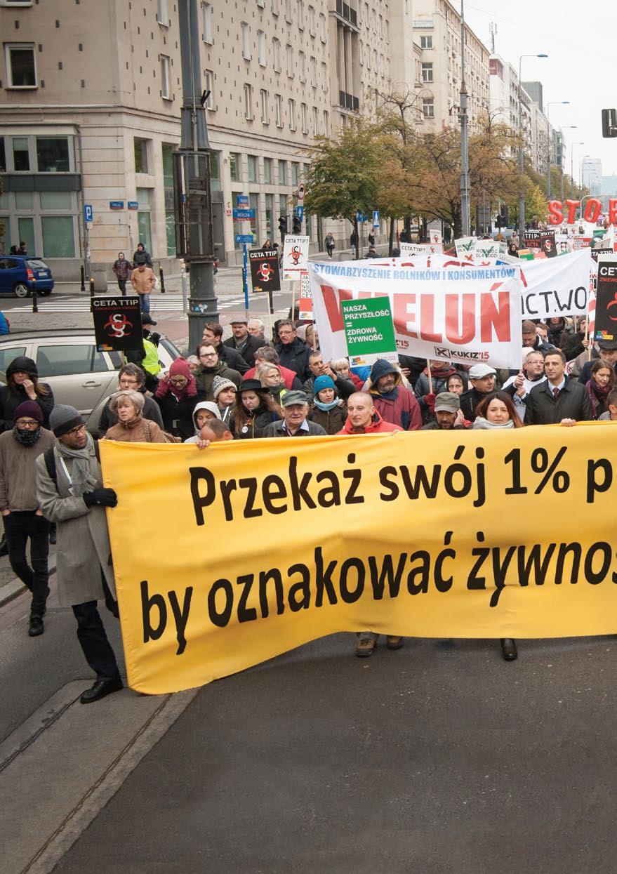 Masz prawo wiedzieć, Zdjęcie z demonstracji STOP CETA
