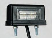 tablicy rejestracyjnej: 12V/24V = 0,25W/0,5W FT-016 LED 5907556001688 Lampa oświetlenia tablicy rejestracyjnej LED z przewodem.
