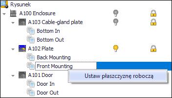 Notka: Płaszczyzny są niezbędnym elementem każdego modelu 3D. Ich celem jest zapewnienie poprawnego położenia i modyfikacji (przesuwanie, obracanie itd.) zgodnie z powierzchnią danego obiektu.