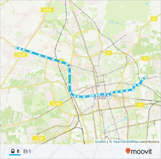 Zielona - Piotrkowska (1475) 47 Piotrkowska, Łódź Narutowicza - Kilińskiego (0581) 34 Ulica Prezydenta Gabriela Narutowicza, Łódź Rodziny Poznańskich - Dw.