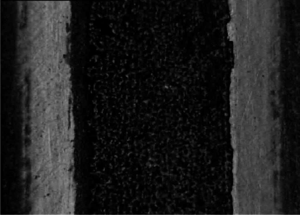 1721 Fig. 4. 32CrMoV12-28 steel alloyed with TiC powder, laser power 1.2 kw, mag.