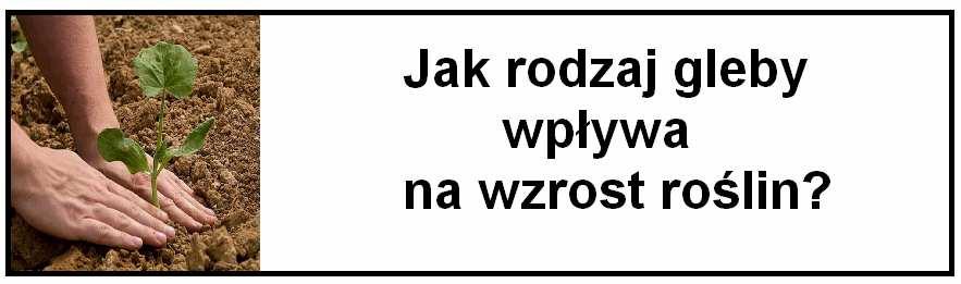 doświadczenia, których wyniki pozwolą ocenić wpływ wybranych właściwości gleb spowodowanych róŝnymi czynnikami na plony.