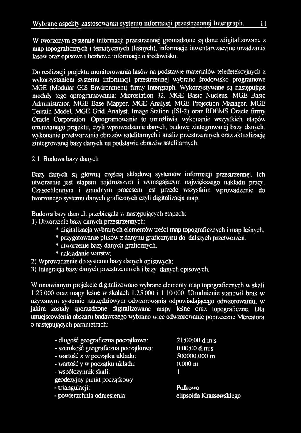 liczbowe informacje o środowisku.