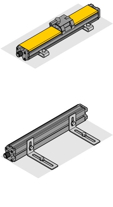 Instrukcja montażu / Opis Extensive mounting accessories provide various options for installation.