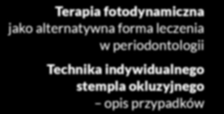 fotodynamiczna jako alternatywna