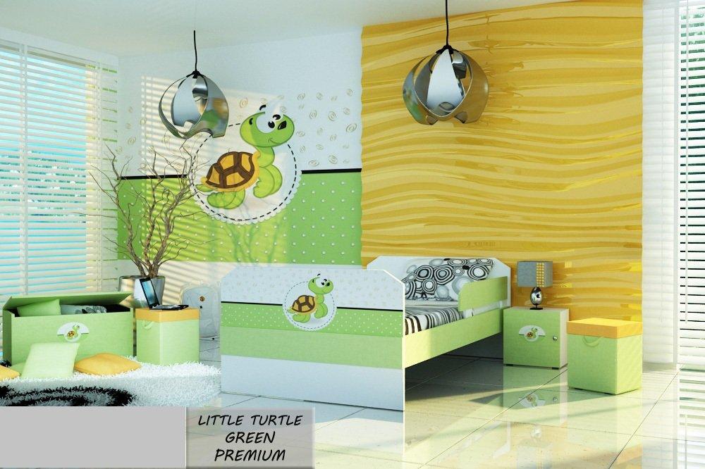 html Łóżko dziecięce Little Turtle Green Premium 180x80 Cena 843,00 zł Dostępność Dostępny Czas wysyłki 14-21 dni Numer