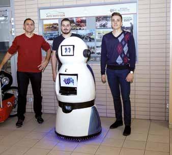 STuDENCKIE KOŁA NAuKOWE BOBOT ROBOT WSPIERAJąCY PRACę PERSONELU