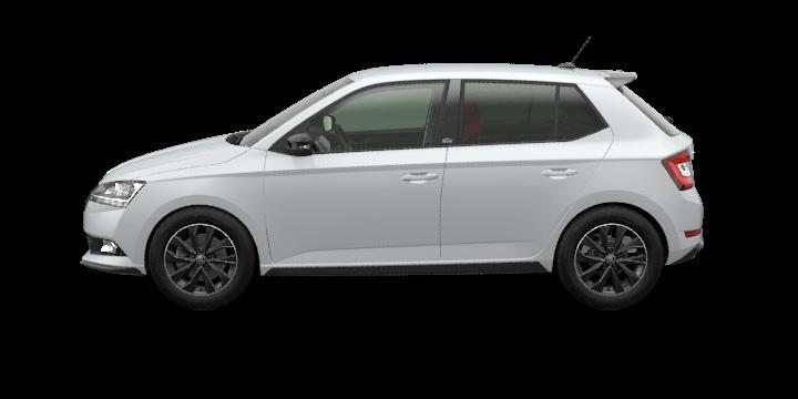 ŠKODA FABIA MONTE CARLO Monte Carlo Kolor: Biel Moon Metalizowany Wersja wnętrza: Monte Carlo ID Konfiguracji: TMBEB6NJ7KZ077726 Rok modelowy: 2019