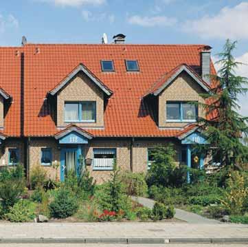 dachowej. Zakres krycia nowych dachów i zakres wymiany dachów, m. i. jako alternatywa do dachówek holenderskich.