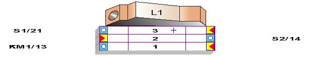 Wykonujemy dwuklik na jednym z zacisków i w polu Rdzeń oznaczenia wpisujemy nazwę listwy L1, poniżej klikamy w przycisk Następny, aby nadać numer zaciskowi.