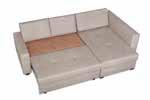 powierzchni spania sofa - 195 cm x 140 cm wym.