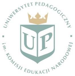 Zał. 5 Wzór karty tytułowej pracy dyplomowej UNIWERSYTET PEDAGOGICZNY Im.