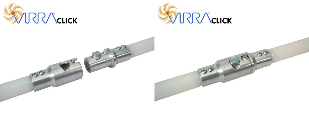 Virra Click - Obrotowy zestaw do czyszczenia przewodów od dołu starter długość 6m Obrotowy zestaw Virra Click do